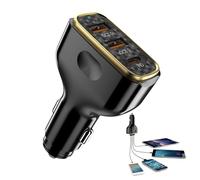 Générique Tipo C Car Charger for Sports Watches, Laptops, Tablet Computers, Drones, Video Game Controllers | USB C Car Charger,80 W 4 porte Super Fast Charging Car Phone Charger Adapter |