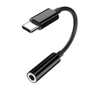 Générique Tipo C Headphone Jack Adapter, Connettore audio da 3,5 mm, Digital Sound Transmission, Compact Plug-and-Play Design, Ideal for Mobile Listening, Laptop Recording, DJ Training