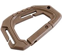 Générique Tipo D Gancio di Plastica riutilizzabile ad Alta resistenza Modello leggero Compatibile con Molle Anello a D Anello a D Tipo di Blocco Gancio Moschettone Tipo D Versatile