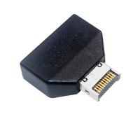 Générique Tipo E Converter, 19p Interface, USB 3.2 Expansion Adapter with Port Header and Internal Extension, Motherboard Connector for Cable Management Workplace Pc Data Transfer