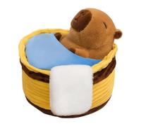 Générique Title: Plush Capybara - 16 cm Soft Cute Stuffed Doll | Bathing Capybara Plush Pillow for Boys Kids Teens | Adorable Collectible Toy for Christmas Birthday Home Office Dorm Divano Decor