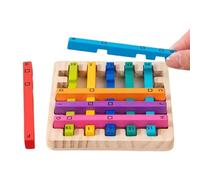 Générique Toddler Stacking Giocattoli | Stick Stacking Giocattoli | Wooden Rainbow Matching Game, Sensory Educational Stacker per ragazzi, ragazze, bambini, attività