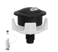 Générique Toilet Flush Button - ABS, Toilet Press, Replacement Tool | Hygienic Easy-Use Tank Pusher For Bathroom Upgrade, Home, Public Restrooms, Renovation Projects, Restroom Improvement, nero e