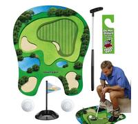 Générique Toilet Golf Game, Small Indoor Golf Toys, Prank Pass Time Golf Set, Funny Restroom Golf Game for Men and Women, 80 x 69 cm, 31,5 x 27,17 pollici, Ideal Boring Time Entertainment
