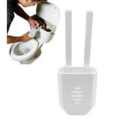 Générique Toilet Tank Cleaning Tablet Holder | 7.76In Adjustable Agent Carrier ABS Toilet Water Tank Cleaner Bracket Easy Install | Home Dormitory Hotel Restaurant Apartment Rental