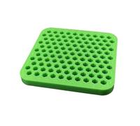 Générique Tool Organizer Tray, Silicone Parts Container Box, 4,29 x 4,06 x 0,39 Inches Versatile Hardware Organizer, M8 Threaded Chuck Storage, Space Saving for Tools, e Bolts