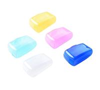 Générique Toothbrush Caps, 5 Dustproof Electric Toothbrush, 1,45 x 0,90 x 0,79 pollici Head Container Case, Travel and Storage Holder for School, Church, Camping, Business Trips