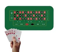 Générique Top da tavolo da Poker, copritavolo da gioco, tappeto da poker, 120 x 60 cm, tappetino da tavolo da poker antiscivolo, copertine da tavolo per carte da sera, raccolta fondi, sera