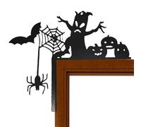 Générique Topper per Porta in Metallo,Decorazione per Porta d'Entrata in Metallo | Ornamento Horror di Camera, per Halloween, Camera da letto, Casa Infestata, Soggiorno, Bagno, Appartamento