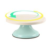 Générique Torta Turntable, Serving and Presentation Base, 10 Inch Cake Decorating Supplies, ideale per cupcake e display, per feste, feste di compleanno, 10 x 4,53 x 3,35 pollici