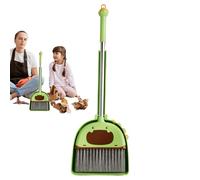 Générique Toy Broom - 7,28 x 5,12 x 22,05 in Duster Dustpan Brushes Rag | Broom Cleaning Set, Dustpan Set per bambini Play and Learn Educational Activities for Home and Kindergarten Play Sets