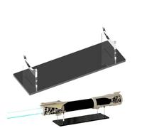 Générique Trasparente Wand Holder - Clear Acrylic Display Stand for Collectors Fan Office Retailers Photography Dressing Table TV Stand Bedside Nightstand Study Living | Acrylic Stand