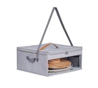 Générique Travel Hat Box, Hat Suitcase, Large Capacity Headwear Organizer, Sturdy Zippered Storage Case with Double Handles for Men, Women, Family, Friends on Vacation or Business Trips