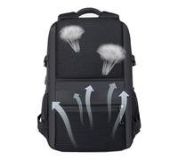 Générique Travel Laptop Backpack - Business Laptop Backpack | Business Computer Bag Breathable Large College | Ampia capacità USB Charging Port Oxford Cloth Bag 15-inch For Men Women