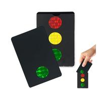 Générique Trick Card Toy, Interactive Portable Prank Magic Cards, Traffic Light Color Change Illusion, Easy to Learn Fun Gag Gift, Visual Magic Trick for Stage Theater Party Entertainment