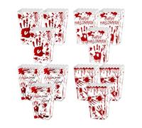 Générique Trick Or Treat Popcorn Box - 12pcs Halloween Popcorn Box | Popcorn Boxes | Spooky Treat Candy Box | Popcorn Box per feste di Halloween felici