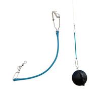 Générique Trolling Snubber, Freshwater Trolling Shock Absorber, Downrigger Snubber with Swivel for Fishing Kayaking Boat Marine Diving Motorboat Surf