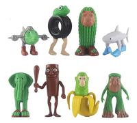 Générique Tung Tung Tung Sahur Figuren,Tralalero Tralala Figure,Italian Brainrot Figures,Desk Decorations Gifts for Colleagues and Friends (8 pezzi)