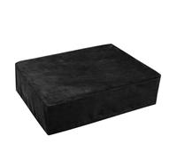 Générique Turntable Dust Cover - Plush 43 x 33 x 13 cm | Record Player Protector Sleeve | Soft Audio Equipment Cover for Home, Studio, DJ, Kids, Men, Women, and Musical Instruments, Nero , Se référer