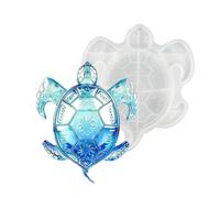 Générique Turtle Resin Mold - 3D silicone | 18 cm Realistic Craft Mould | DIY Craft Molds For Clay Concrete UV Glue Home Decoration Art Crafts Acquario Decor Wall Ornament