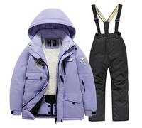 Générique Tuta da Sci Bambino Completa per Ragazzi E Ragazze Inverno Neve Vestito Windproof E Caldo