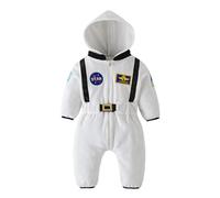 Générique Tuta spaziale da bambino con cappuccio per cosplay, festa in maschera, gioco e gioco ruolo, gioco per bambini