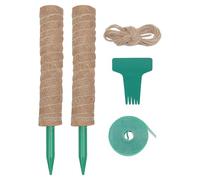 Générique Tutor Base PVC Pothos - Bastoncini in Fibra di cocco | Tutor Muschio Giardinaggio | Gratis Arrampicata Modulare Monsterrico | Crescita Verticale Interni Esterni con Legami