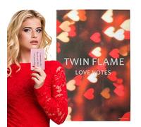 Générique Twin Flame Tarocchi, Love Notes Oracle, 2.24x3.5in Entertainment Divination Deck, Fortune-Telling Cards, Authentic Oracles Tarots Decks Design for Fate Reading Game Party