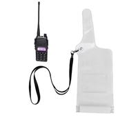 Générique Two Way Radio Waterproof Bag, Portatile Walkie Talkie Rainproof Pouch, Protective Case with Lanyard Strap, Durable for Outdoor Use, Compatible with Most Radios, Black, 1 Pack, come da
