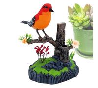 Générique Uccello elettronico simulato, portapenne cantante decorazione domestica, animale da compagnia, elettronico realistico, decorazione per ufficio, camera da letto, soggiorno, feste, compleanno
