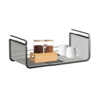 Générique Under-Shelf Storage Basket, Regolabile Organizer Rack, Espandibile Hanging Storage, Multifunzionale Closet for Bathroom, Kitchen Shelf, Space-Saving Solution, Pantry, Foldable