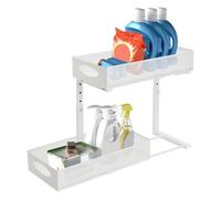 Générique Under the Sink Organizer, Pull Out Under Cabinet Organizers and Storage, 19,69 x 15,67 x 8,07 pollici, Space-Saving Design for Kitchen Pantry Closet Bathroom Laundry Room Cupboard