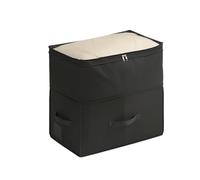 Générique Underbed Storage Bin - Foldable 600D Oxford Organizer | Large Clothes Blanket Shoe Container For Closet Apartment Bedroom Dorm Travel Moving Space Saving Dustproof Under Bed Storage Bags