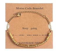 Générique Uomini Perla Anelli Oro Plated Bracciali Per Donne Inspirational Adjustable Bracciali Per Coppie Mamma Friend Bracciale In Acciaio Larghezza Mm Classico Bracciale, Taglia unica, Metallo