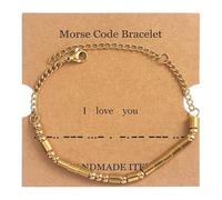 Générique Uomini Perla Anelli Oro Plated Bracciali Per Donne Inspirational Adjustable Bracciali Per Coppie Mamma Friend Bracciale In Acciaio Larghezza Mm Classico Bracciale, Taglia unica, Metallo