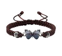 Générique Uomini Pietre Gioielli Ciondoli Gioielli con corde regolabili per le donne Bracciali carino Braccialetti naturali Nonna Uomo Anelli, Taglia unica, Filo rope, Nessuna pietra preziosa