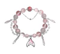 Générique Uomo Coppia Bracciale Elastico Bracciale Pendente Bracciali Charm Hand Catena Adjustable Handchain For Women Jewelry Colori Braccialetto Braccialetto Diversi Gioielli, Taglia unica, Plastica