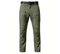 Générique Uomo Pantaloni Cargo Militare Fodera In Pile Inverno Pantaloni Utility Spessi Multi-Tasche Caldo Felpe da Combattimento Taglio Ampio Pantaloni Tuta Spessa per Esterni Basso Robusto, Verde