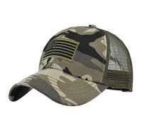 Générique Uomo Sole Cappello da Sole Stella Cotone Berretto da Baseball Camionista Cappello regolabile Cappello Uomo Canoera, camouflage, Taglia unica