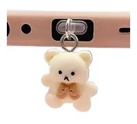 Générique USB C Plug Cover - Cute Bear Charging Port Plug, Dust Plugs Charm, Plugs Pendants Or Port Protector of Type C Mobile Phone Devices, Phones, Tablet, Laptops, Accessorie,Smartphone