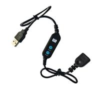 Générique USB Countdown Timer Cable | ABS, 60 cm, 50 g, 3 - 24 V, 1 - 24 ore, interruttore automatico di accensione | For Aquarium Electronics Home Office, Timed Shutoff Control