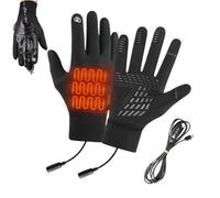 Générique USB Heated Gloves, Screen Touch Mitts, 8.26in Winter Thermal
