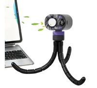 Générique USB Ventilator Kinderwagen Clip - Leiser Tragbarer aby Kühlung Ventilatore Akku 8000mAh | 360 Grad Drehung 4 Stufen Nachtlicht Auto Reise Outdoor Camping Kinderwagen Büro Leicht 24 Ok