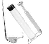 Générique Utensile per affilare da golf, affilatore e pulitore di scanalature da club, design ergonomico, accessorio per la pulizia di golf, con cinturino antifurto, per donna giovane