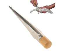Générique Utensili Splicing Corda Barca - Picca in Acciaio Inox | Maniglia Plastica Pom, Maniglia Legno Di Faggio | Accessori Marini per Giunzione, Manutenzione Barche E Yacht