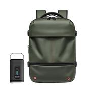 Générique Vacuum Backpack Travel, 48 l Espandibile ampia capacità di compressione Backpack, Casual Lightweight Bag for Camping Trail Fishing Field Business Daily Urgency Commuting Trips, verde, Se