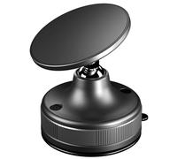 Générique Vacuum Magnetic Phone Holder - Car Dashboard Mount Stand, 360 gradi Rotating Support | Suction Cup Cradle Bracket Base, Double Sided Vacuum Adsorption Stabilizing System for Smartphone