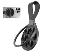 Générique Vacuum Suction Phone Holder | Foldable Phone Holder with Mirror for Shower, Compact Smartphone Support Rack for Bathroom School Hotel