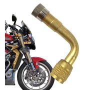 Générique Valvola di estensione per pneumatici per bicicletta - Valvola di estensione per pneumatica con gomito a 90 gradi | Adattatori per valvola ruota auto per scooter auto