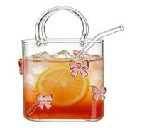 Générique Vaso a mano in , trasparente carina decorazione per la casa, bicchieri da vino e vaso per consumi | per vino, cocktail, tè, fiori, centri per tavola, camera, matrimonio, festa